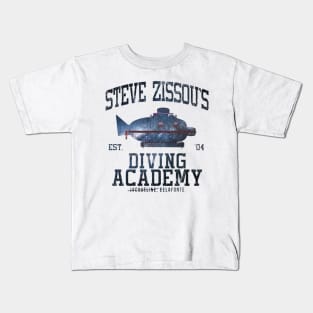 Life Aquatic Steve Zissous Submarine Driving Academy Kids T-Shirt